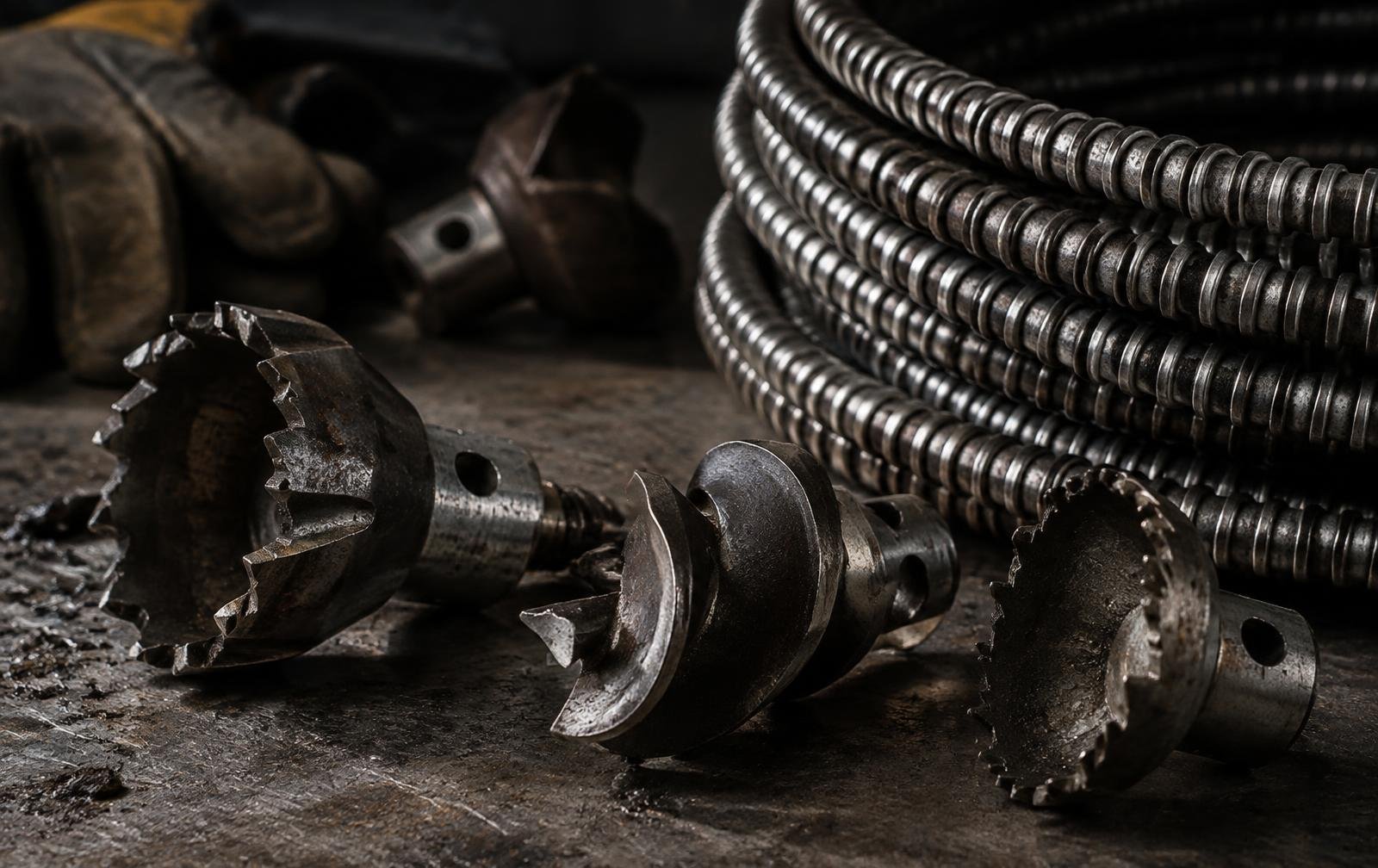 Sectional cable cutter heads